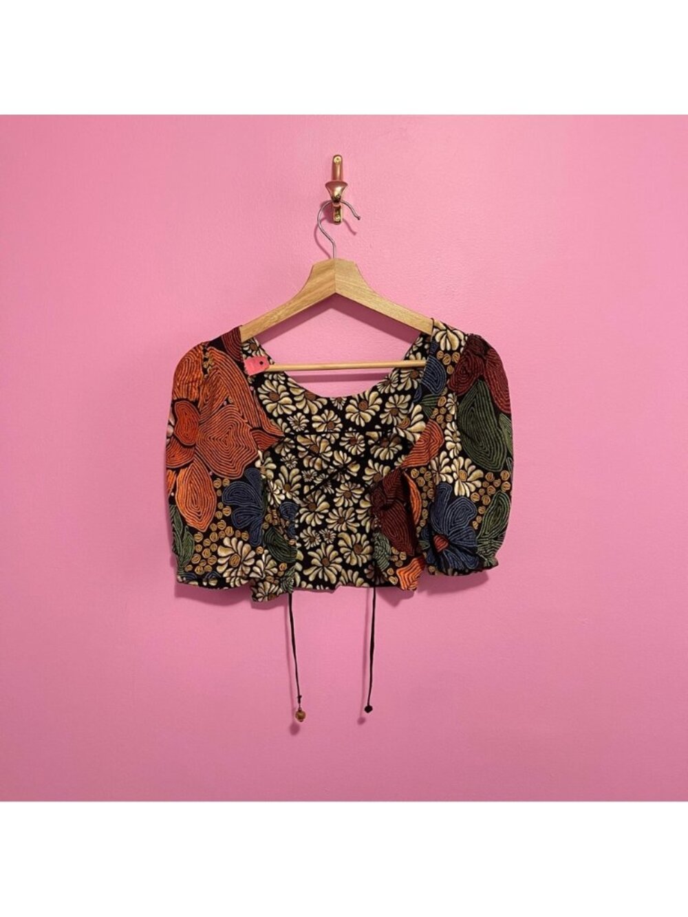 FARM Rio Reversible Crop Top Floral Women’s Small Bem Me‎ Quer - Picture 9 of 14